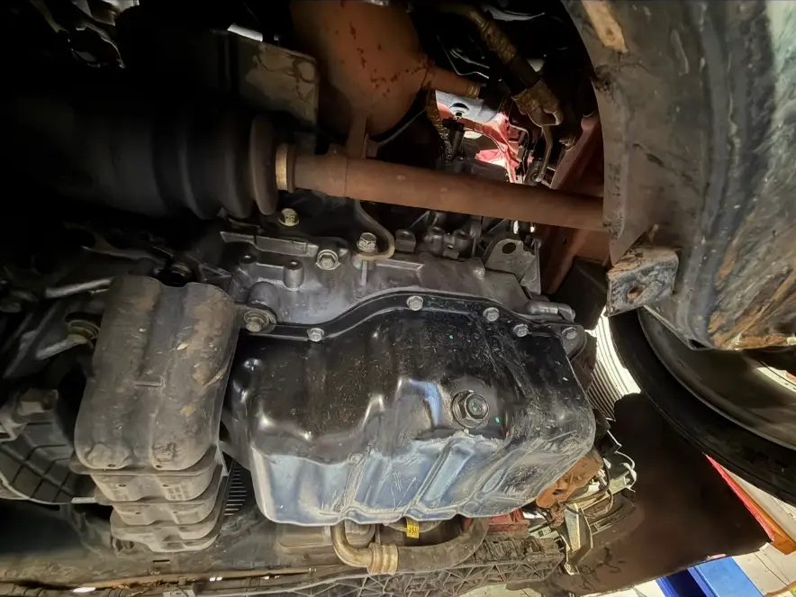 Intake manifold removed with fresh gaskets ready to install